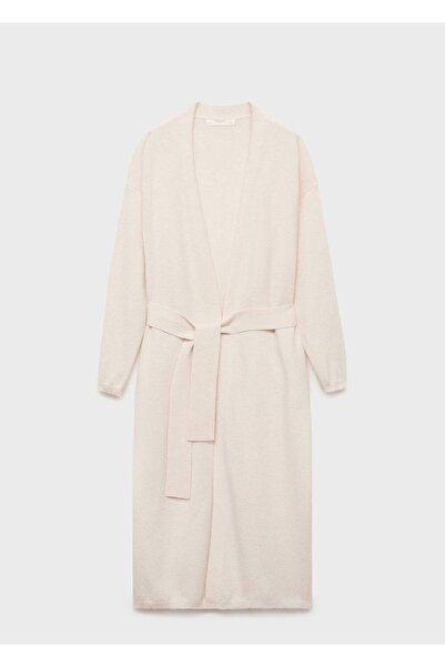 MANGO Woman %100 kaşmir uzun tasarım hırka