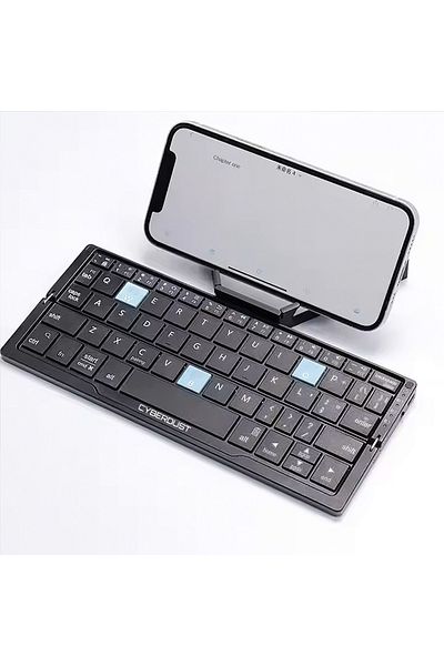 CYBERDUST Foldable keyboard, CYBERDUST, Portable, Compact, Lightweight, Compatible with iOS and Android devices