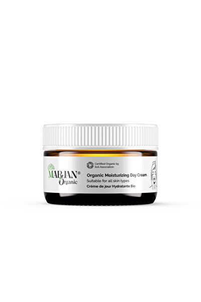 Marjan Organic Moisturizing Day Cream – 100% Certified Organic Hydrating Face...