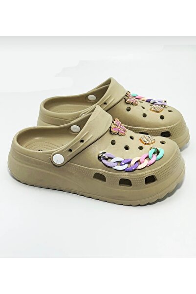 Akınal Bella Papuci de damă cu cataramă cu talpă înaltă