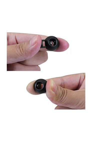 OEM Set 60 incuietori pentru snur, 1.7 x 2.2 cm, polipropilena, multicolor