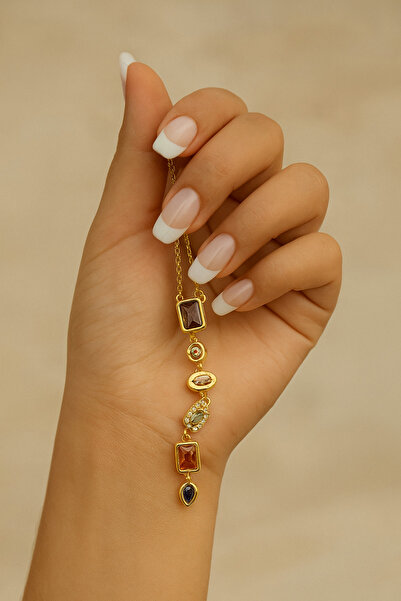 staınless steel قلادة على شكل حرف Y من الفولاذ من إيليمينت موديل