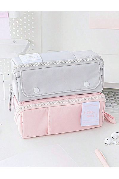 womistore Θήκη για στυλό Kavai Κουτί μολυβιών πολλαπλών λειτουργιών πολλαπλών τμημάτων καμβάς
