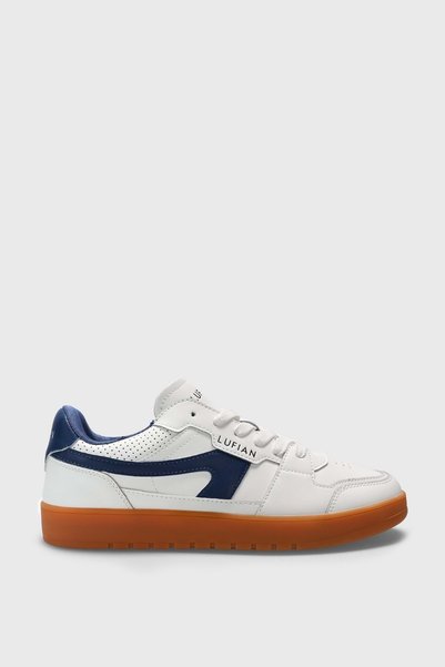 Lufian 111230256 Jake Sneaker Men's Leather Shoes White