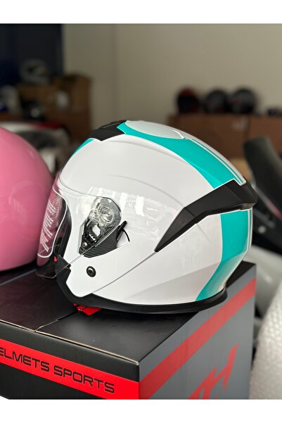 Palas Motor Güneş Gözlüklü Jk Güneş Gözlüklü Yarım Kask / Ece Sertifikalı