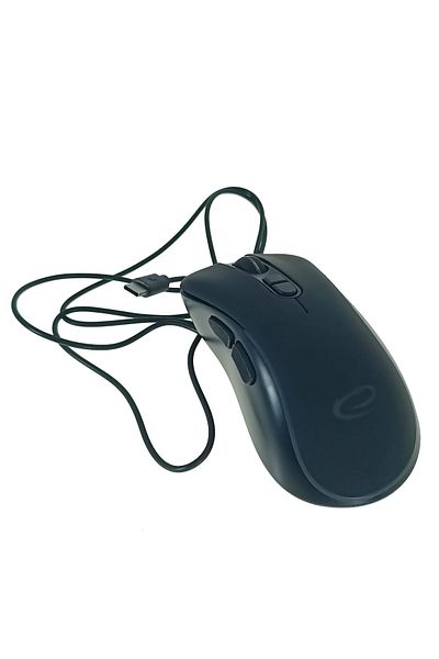 ESPERANZA USB-C gaming mouse, Esperanza Hesperis 94546, cable 1.25m, 7D, RGB, 800-2400 DPI, black
