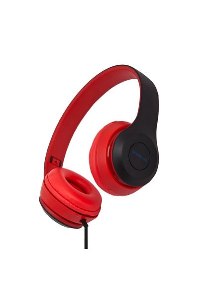 Borofone Star B05 Red-Black, On-Ear Headphones, microphone, 3.5mm jack, 1.2 m cable, foldable