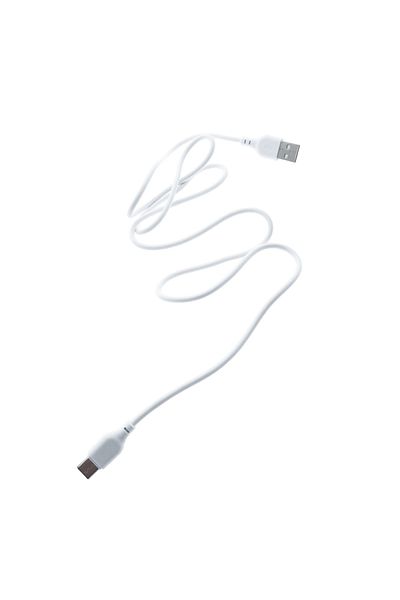 Xo Data and power cable, XO-NB103 86275, 2.1A, USB to USB Type C male connector, length 100 cm, white