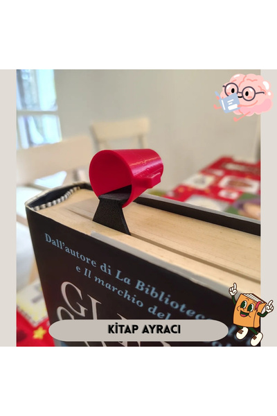 Hediyem Senin İçin Spilled Coffee Bookmark |   Plastic |   Book Organizer