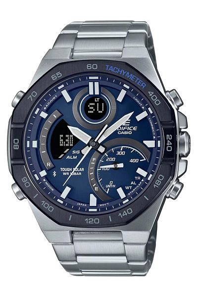Casio Men's Watch, Casio Edifice, Bluetooth Smartphone Link ECB-950DB-2AEF