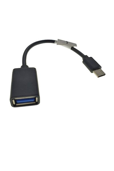 Lanberg OTG converter cable with adapter, Lanberg 42443, USB type C male to USB 2.0 female, 15 cm, black