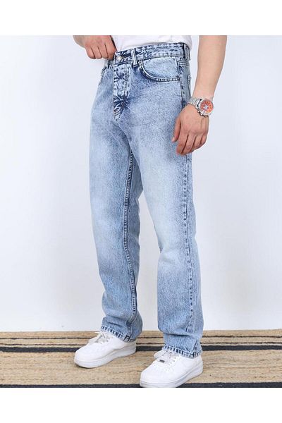 Z1MAN Blue Baggy Pants