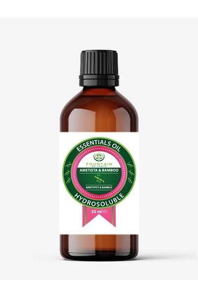 DellArt Amethyst & Bamboo, Water-Soluble Fragrance Oil, 30 ml, Fountain of Youth