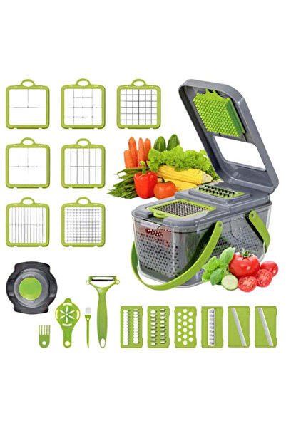 Luxis Grater 22in1 Multifunction Vegetable Fruit Cutting Multi Accessories
