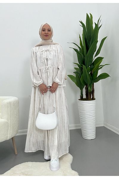 VOLT CLOTHİNG Σετ φούστας με επένδυση από λινό Premium