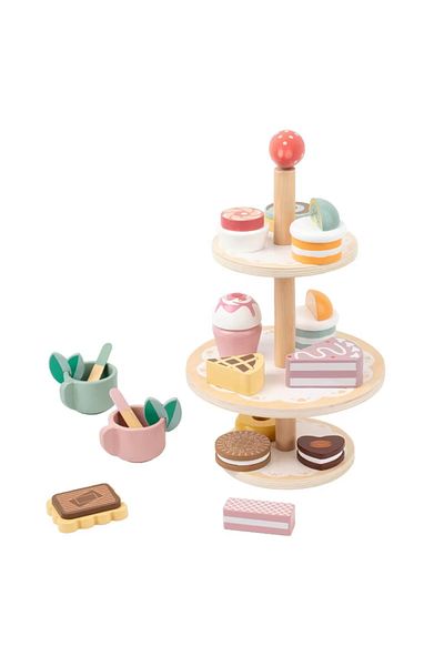 KABI Wooden Dessert Stand – Elegant Rack for Pastries and Snacks