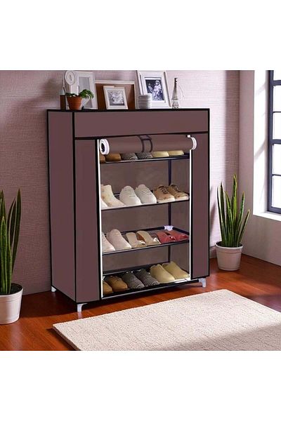 Trendat Dustproof Shoe Rack 4-Tier Shoe Organizer 60*30*75cm