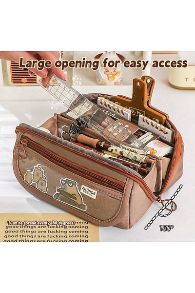 womistore Θήκη για στυλό Kavai Μολυβοθήκη πολλαπλών λειτουργιών πολλαπλών διαμερισμάτων