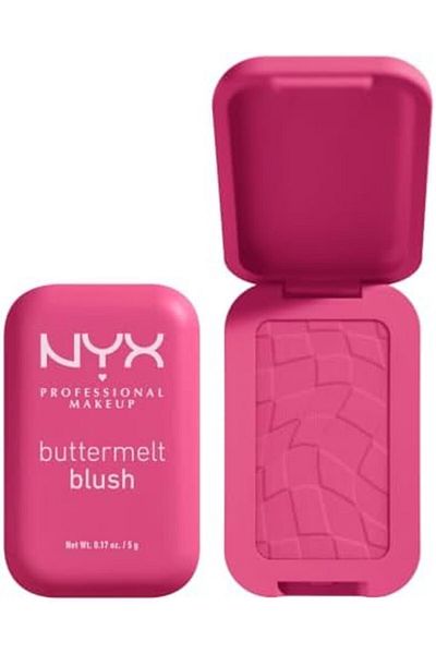 NYX Professional Makeup Buttermelt Blush, Powder Blush, up to 12 H Wear, Fade & Transfer Resistant,