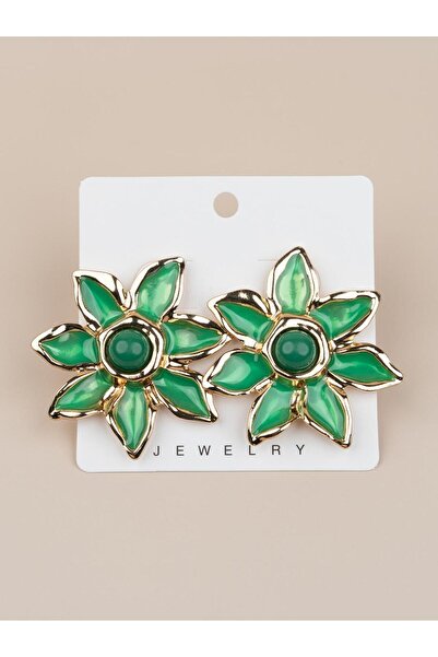 Portakal Esintisi Aureflora Flower Earrings