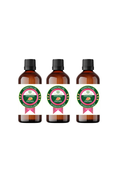 DellArt Комплект от 3 x 30 мл водоразтворими масла, Citrus di Sicilia, Founta...