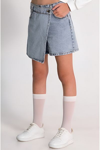 DMB BOYS & GIRLS Çaren Kids - Fusta scurtă din denim pentru fete