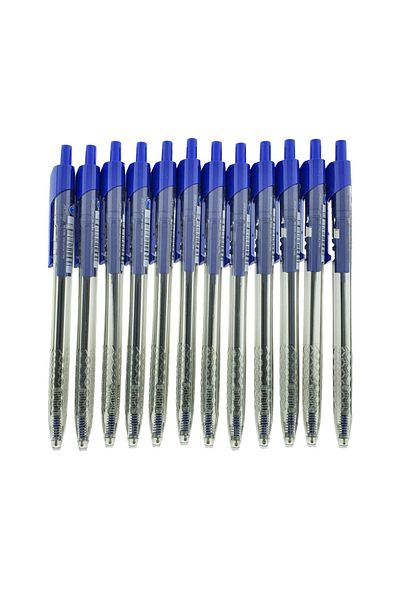 OEM Set of 12 mechanical pens, writing thickness 0.7mm, blue ink, Arrow model 38892, ergonomic design
