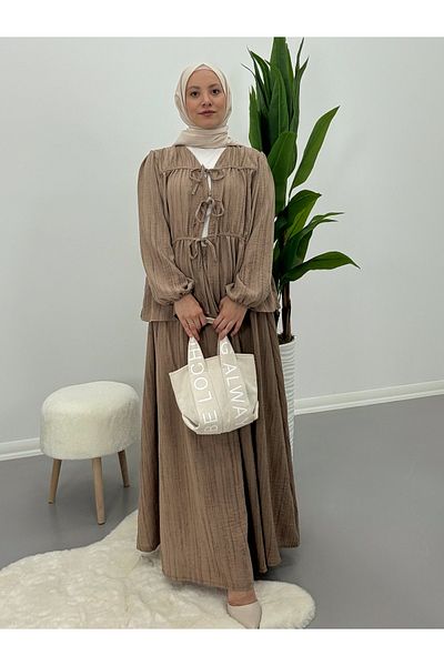 VOLT CLOTHİNG Σετ φούστας με επένδυση από λινό Premium