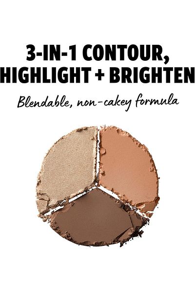 NYX Professional Makeup 3 Steps to Sculpt Face Sculpting Palette, Deep 04