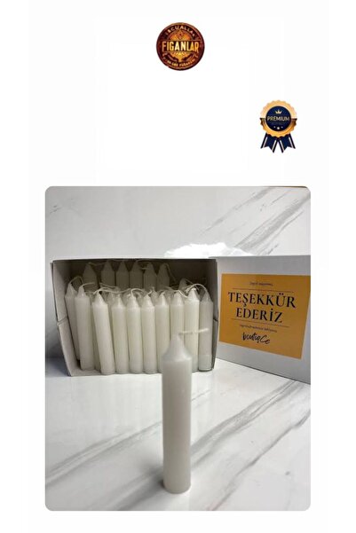 figanlar ambalaj 1.Kalite Uzun Süre Yanan Dilek Mumu, Bakkal Mumu 40 Adet