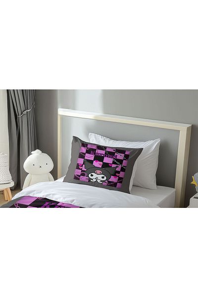 Şen Dekorasyon Kuromi and Chain Children's Pillow Case