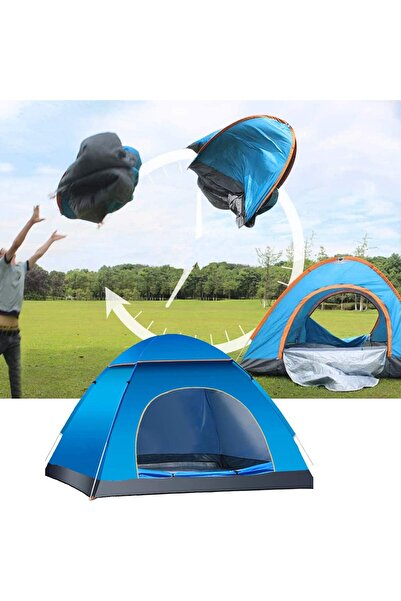 ihtiyaçavm Otomatik Havada Açılan Su Geçirmez Çadır 4 Kişilik