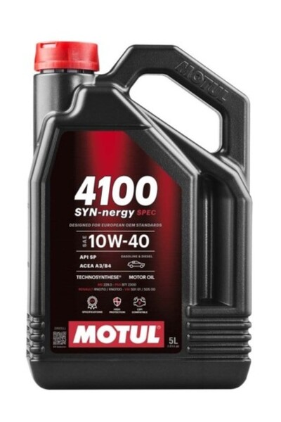 Motul 4100 Syn-Nergy Spec 10W-40 λάδι κινητήρα 5L