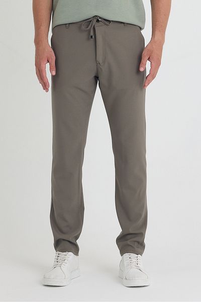 BABBOSS Slim Fit Canvas Linen Pants