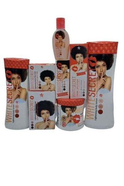 White secret مجموعة من 8 قطع