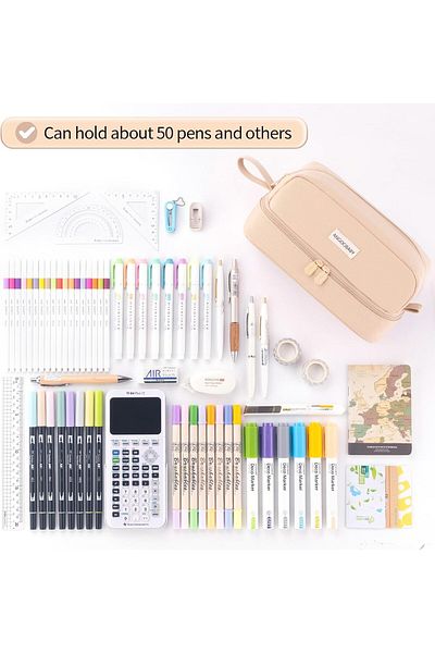 womistore Θήκη για στυλό Kavai Μολυβοθήκη πολλαπλών λειτουργιών πολλαπλών διαμερισμάτων