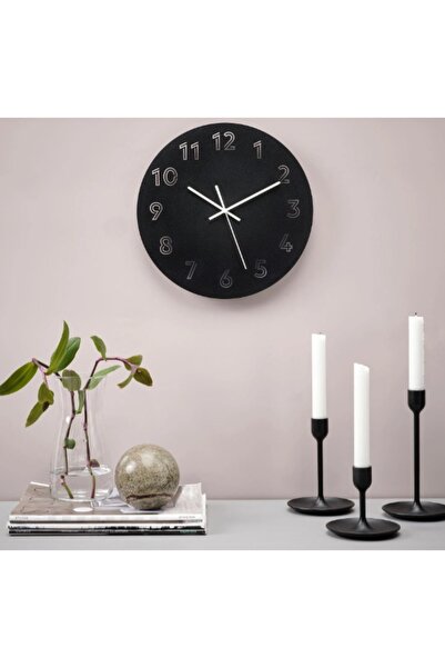 Pure Allure Ev ve Ofis İçin Dekoratif Sessiz Duvar Saati – Şeffaf Modern Arka Tasarım, 3D Rakamlı, Kuvars