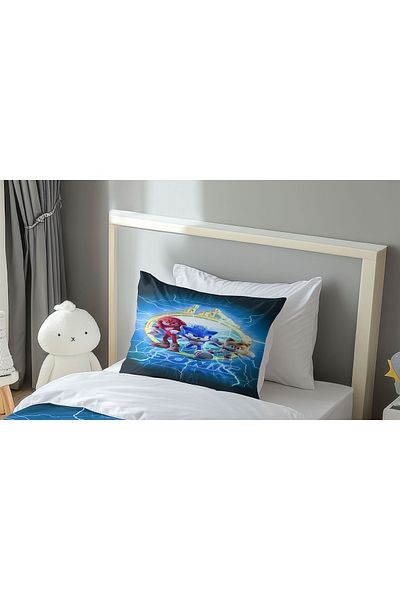 Şen Dekorasyon Sonic and Team Kids Pillow Case