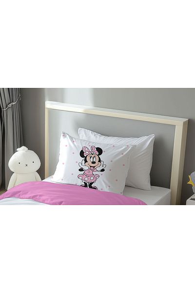 Şen Dekorasyon Minimause and Polka Dot Children's Pillow Case