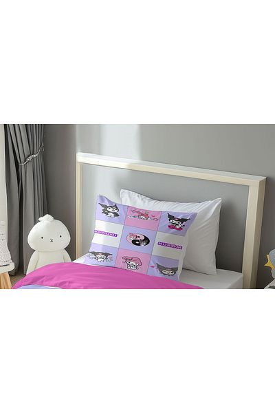 Şen Dekorasyon Kuromi and Colors Children's Pillow Case