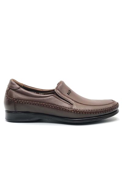 Forelli Pantofi casual pentru bărbați Manyas din piele naturală ortopedică confort maro