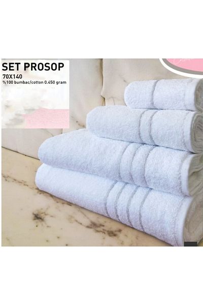 Star Fashion Set of 6 Premium hotel towels, 100% cotton, density 450g/sqm