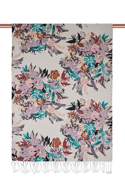 ipekevi İpekevi 6108 Fall Flowers Patterned Silk Shawl