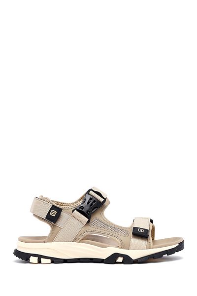 Derimod Men's Beige Fabric Sandals 25Sfd696014