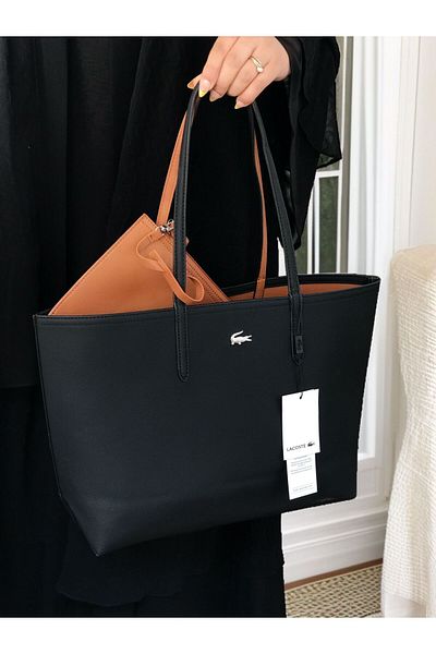 Lacoste Ladies large capacity handbag double color, fashion multi-functional
