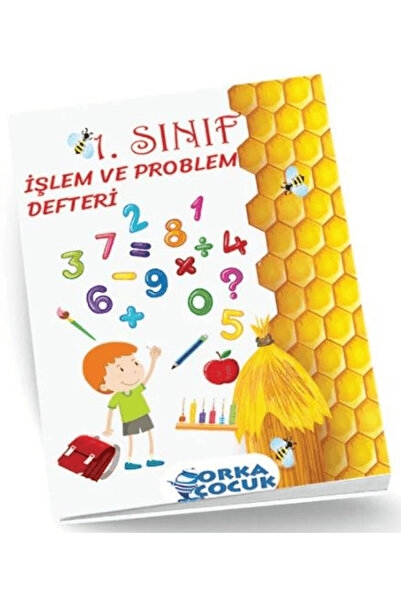 Orka Çocuk Yayınları 1. Sınıf İşlem Ve Problem Defteri - 1 / Kollektif / Orka...