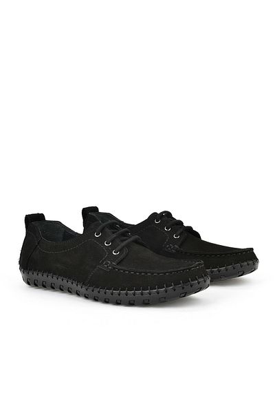 Ziya , Men's Genuine Leather Shoes 1511040Zy182322 Black