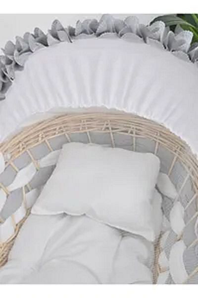 Fun Moment Rattan Moses Basket with Wheeled Base