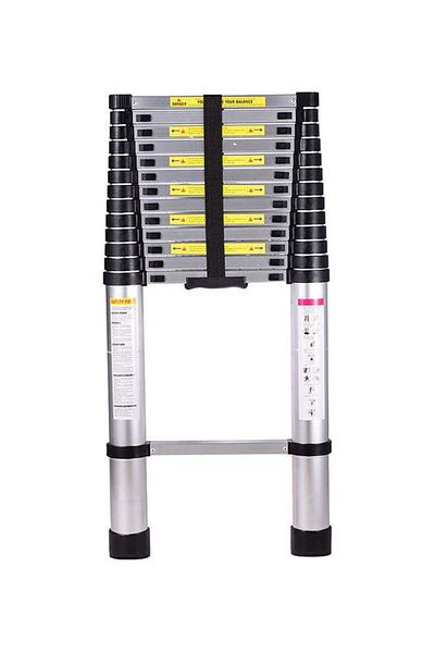 GENERAL Telescopic Ladder Extendable Multi-Purpose Silver 1.4m