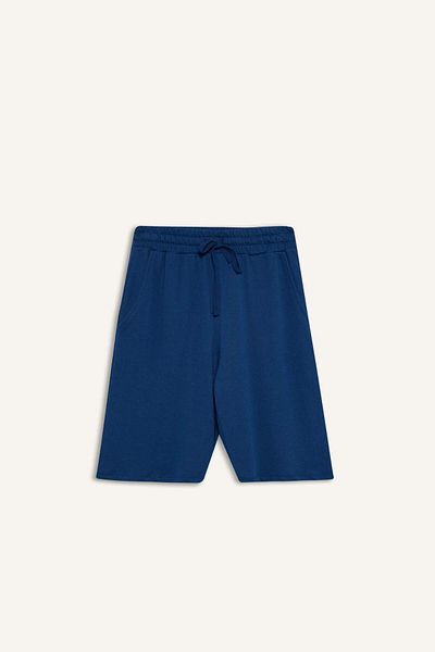 DeFacto Regular Fit Flexible Waisted Straight Leg Bermuda Shorts N7439Az25Hs